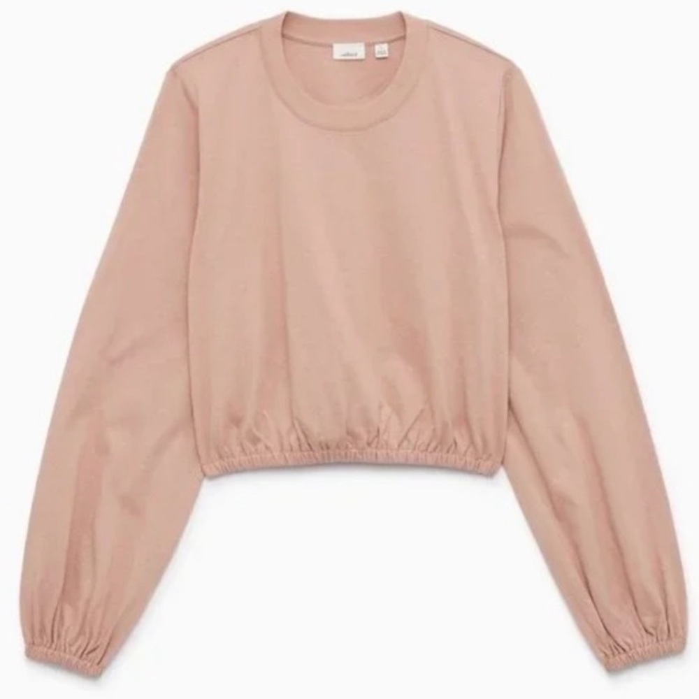 Wilfred Long Sleeved Cropped Cotton Womens Top/pullover cropped S